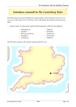 Introduce yourself to The Canterbury Tales