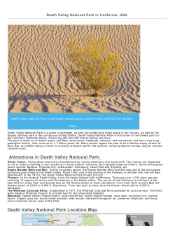 Death Valley National Park in California, USA PDF