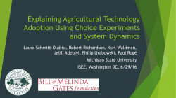 Modeling the adoption potential of perennials with system dynamics