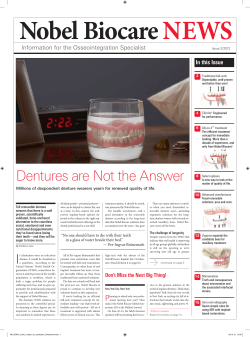 Dentures are Not the Answer