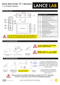 Quick Start Guide: TC 1 Standard 1 m Snake Camera