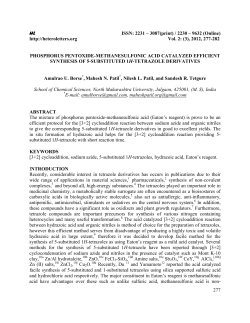PHOSPHORUS PENTOXIDE-METHANESULFONIC ACID