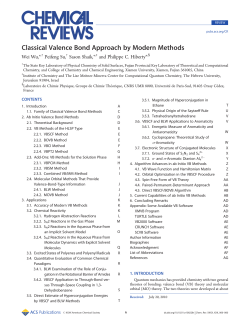 Classical Valence Bond Approach by Modern Methods