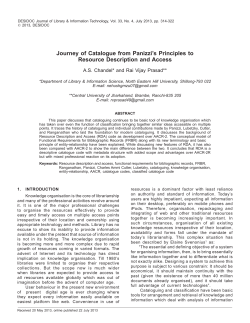 Journey of Catalogue from Panizzi`s Principles to Resource