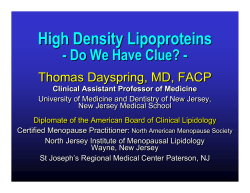 HDL Thought leader and NCEP Statements