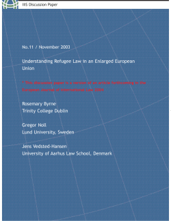 Understanding Refugee Law in an Enlarged European Union