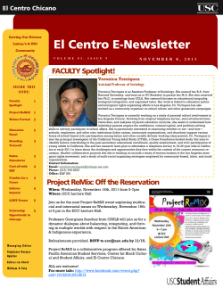 November 8, 2011 - Student Affairs Information Technology