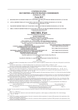 Form 20-F Report, 2016