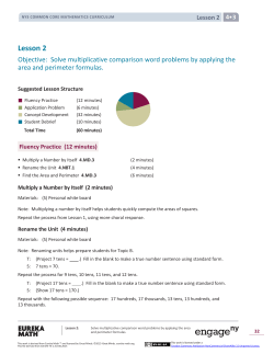 Solve Multiplicative Comparison Word Problems