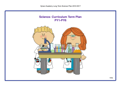 AJAC Science Long Term Plan- Parents.pages