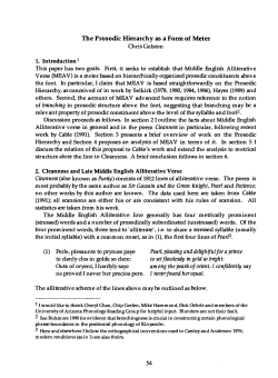 The Prosodic Hierarchy as a Form of Meter