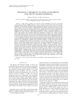 Bluhm and Gradinger - School of Ocean and Earth Science and