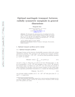 Optimal martingale transport between radially symmetric marginals