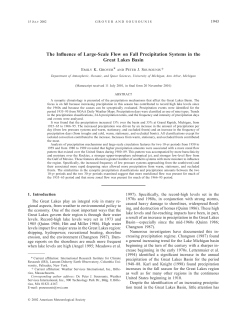 The Influence of Large-Scale Flow on Fall Precipitation Systems in
