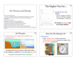 Air Pressure