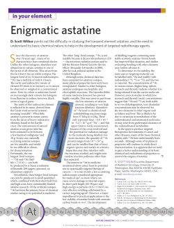 Enigmatic astatine