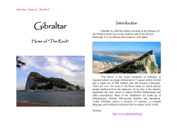 Gibraltar - Clases de Historia