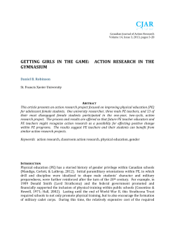 getting girls in the game: action research in the gymnasium