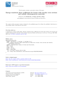 Energy-consistent shear coefficients for beams with circular cross