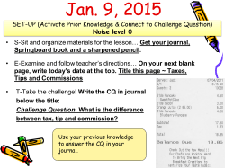 Calculating Sales Tax