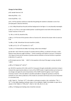 Changes for Next Edition p.82, Sample Exercise 2.18 Moles Ba3(PO4)