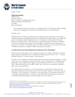 Core Principles of Effective Supervision of Financial Inclusion