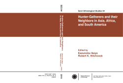 Hunter-Gatherers and their Neighbors in Asia, Africa, and South