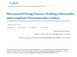 Discounted Pricing Clauses: Drafting Enforceable and Compliant