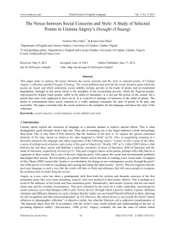 The Nexus between Social Concerns and Style: A