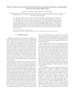 Kinetic Theory for Neuronal Networks with Fast and Slow