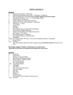 Grade 5 Grade 6 - Little Chute Area School District