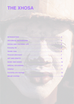 THE XHOSA
