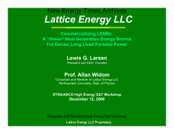 Lattice Energy LLC