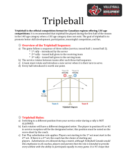 Tripleball - Volleyball Canada Development Model