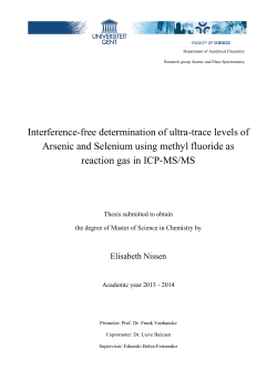 Interference-free determination of ultra