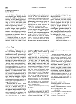 Analytic Accuracy and Survey Results Authors` Reply