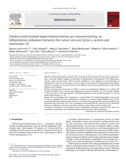 Children with familial hypercholesterolemia are