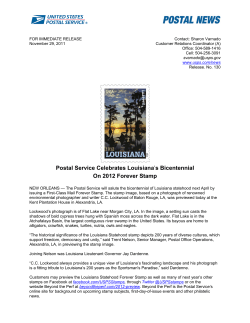 for immediate release