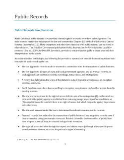 Questions and Answers on Open Meetings and Public Records