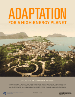 Adaptation for a High Energy Planet