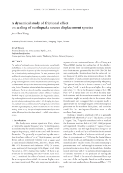 A dynamical study of frictional effect on scaling of earthquake source