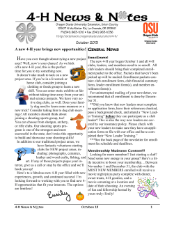 October 2013 - Oregon State University Extension Service