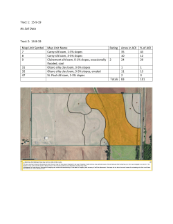 Tract 1: 15-9-19 No Soil Data Tract 2: 14-8