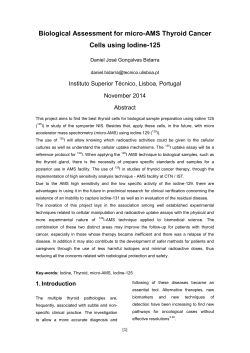Biological Assessment for micro-AMS Thyroid