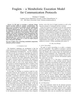Fraglets - a Metabolistic Execution Model for Communication Protocols