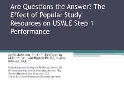 Are Questions the Answer? The Effect of Popular Study Resources