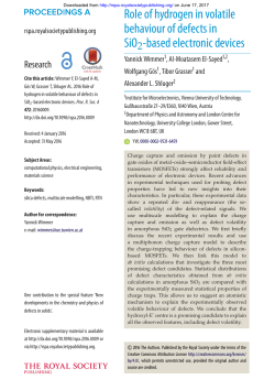 Role of hydrogen in volatile behaviour of defects in SiO2