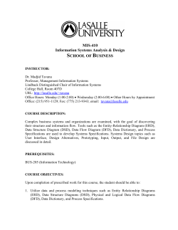 MIS-410 - Madjid Tavana