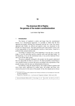 10 The American Bill of Rights: the genesis of the modern