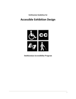 Accessible Exhibition Design - Accessibility Program